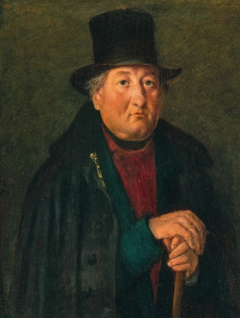 A Peasant From Lower Austria Wall Art by Michael Neder - High-Resolution Digital Print