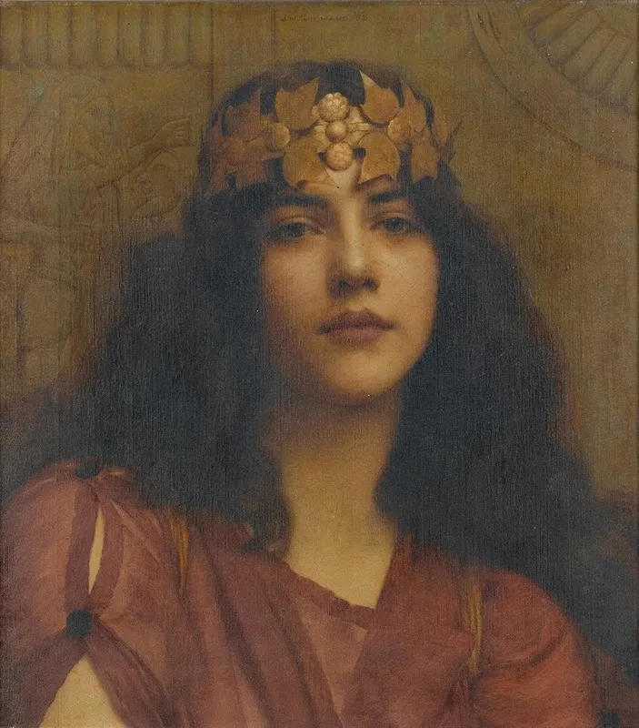 A Persian Princess Wall Art by John William Godward - High-Resolution Digital Print