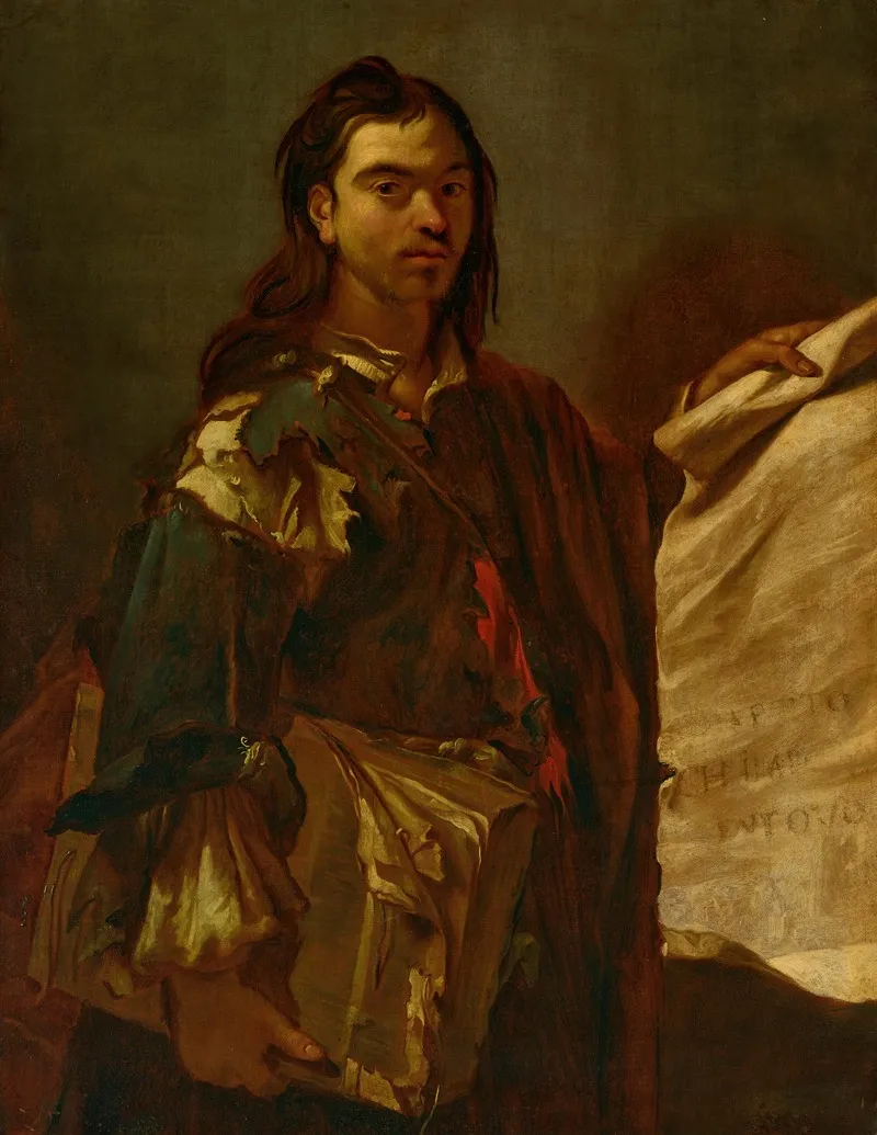 A Philosopher 8 Wall Art by Luca Giordano - High-Resolution Digital Print
