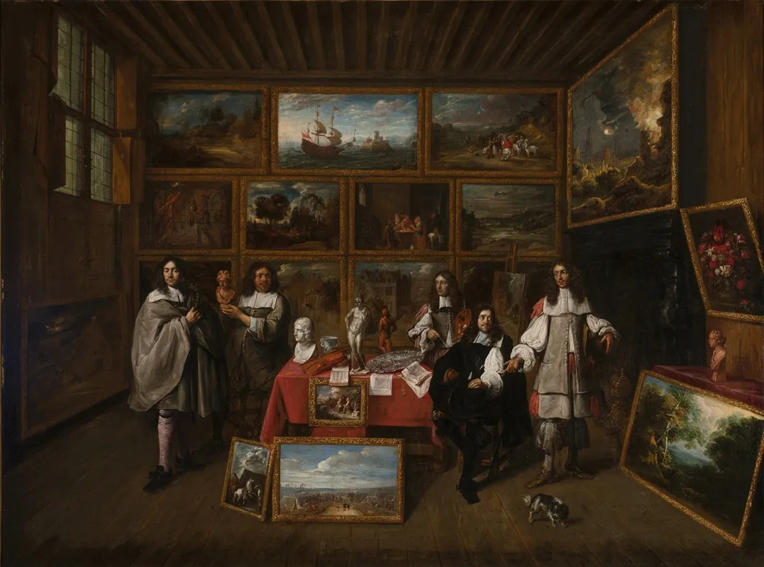 A Picture Gallery 2 Wall Art by Gillis van Tilborgh - High-Resolution Digital Print