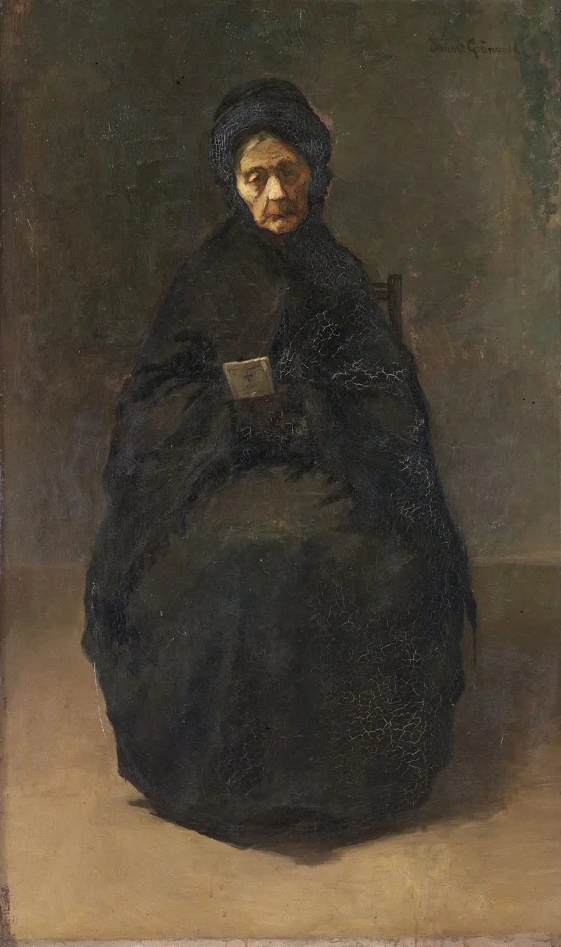 A Pious Person Wall Art by Bernt Grönvold - High-Resolution Digital Print