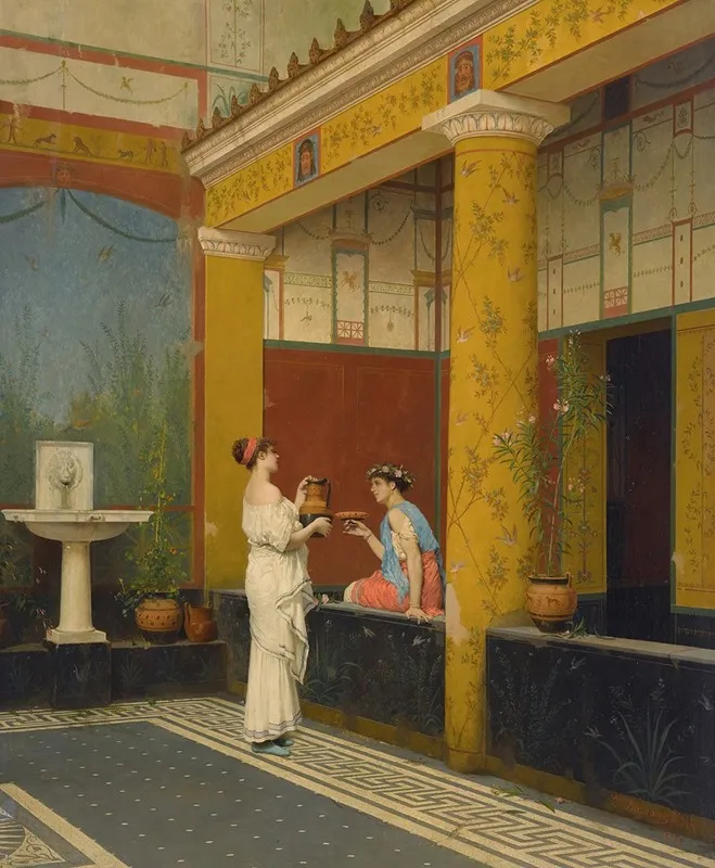 A Pompeiian Courtyard