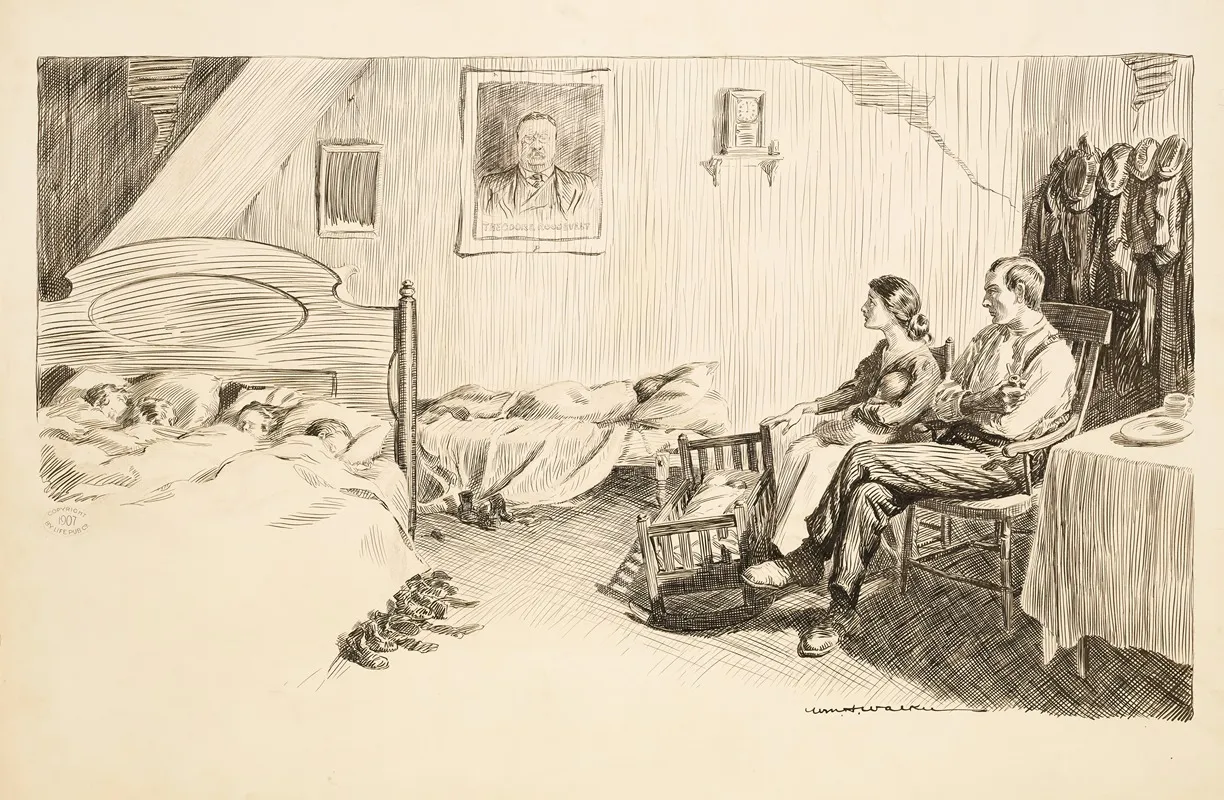 A Poor Young Couple With Many Young Children