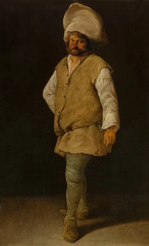 A Porter Wall Art by Adriaen Brouwer - High-Resolution Digital Print
