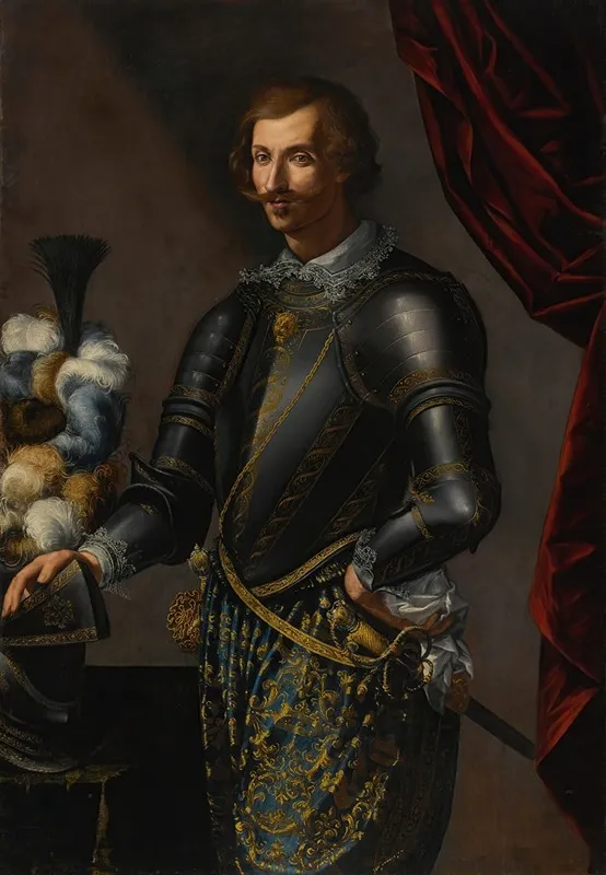 A Portrait Of A Gentleman Wall Art by Lombard School - High-Resolution Digital Print