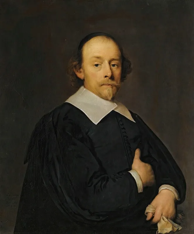 A Portrait Of A Man In Black