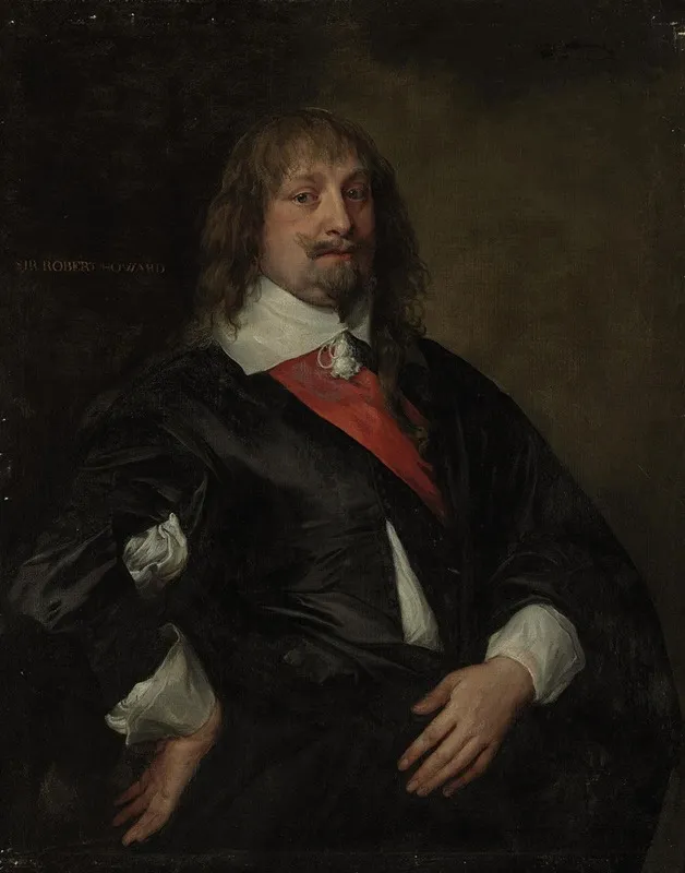 A Portrait Of Sir Robert Howard Wall Art by Anthony van Dyck - High-Resolution Digital Print