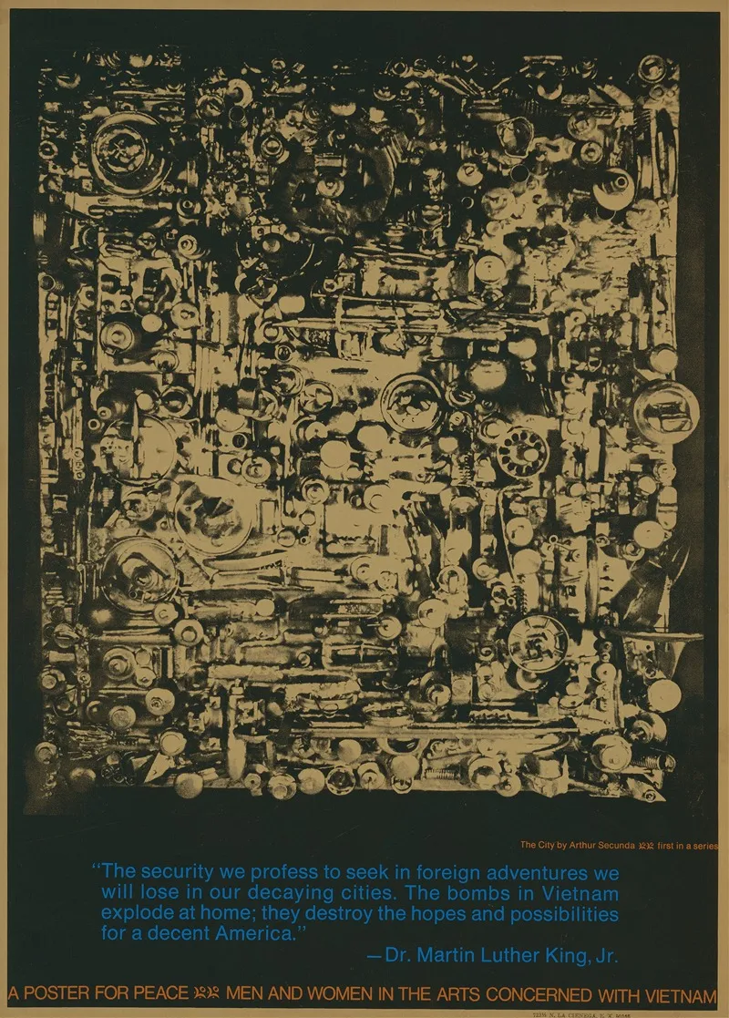 A Poster For Peace 2 by Arthur Secunda - High-Resolution Digital Print