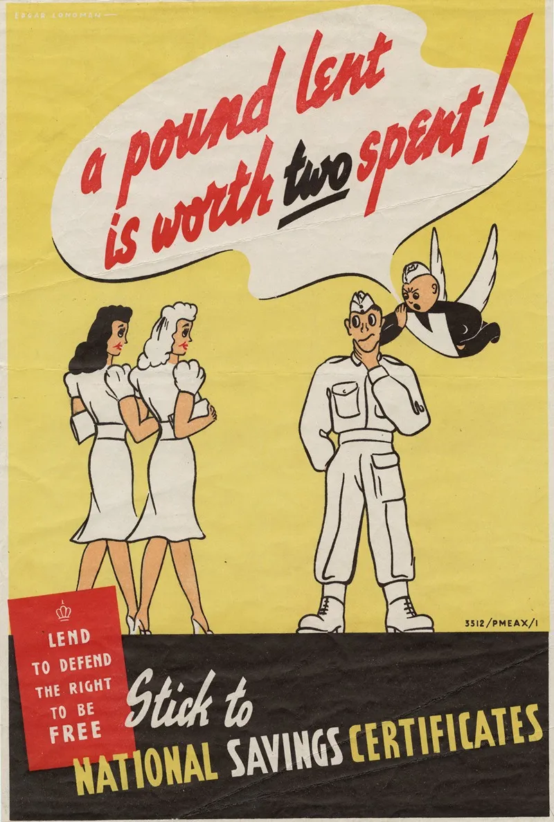 A Pound Lent Is Worth Two Spent Wall Art by Edgar Longman - High-Resolution Digital Print