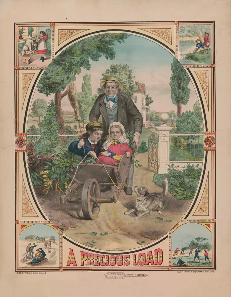 A Precious Load Wall Art by E.C. Bridgman - High-Resolution Digital Print