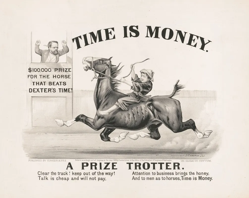 A Prize Trotter Wall Art by John Cameron - High-Resolution Digital Print