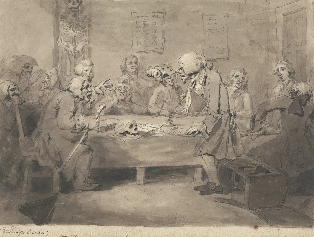 A Querulous Committee Meeting Wall Art by Samuel Collings - High-Resolution Digital Print