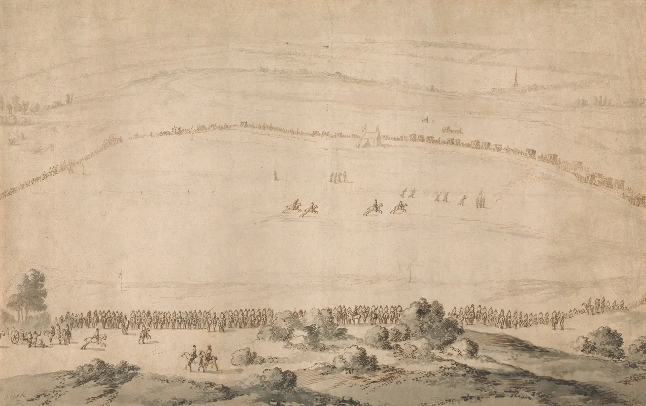 A Race Meeting At Newmarket Heath