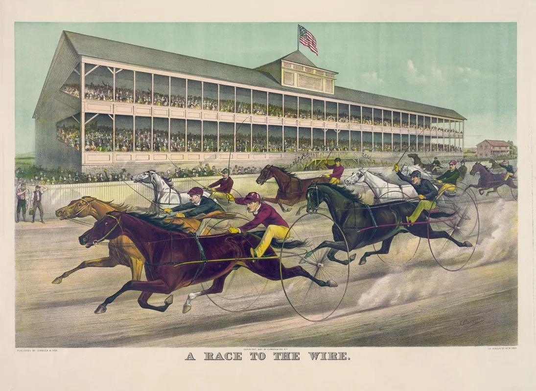 A Race To The Wire Wall Art by John Cameron - High-Resolution Digital Print