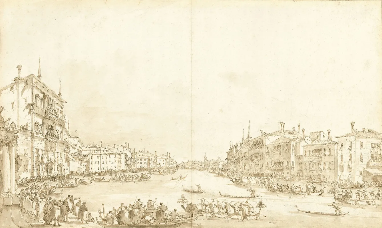 A Regatta On The Grand Canal