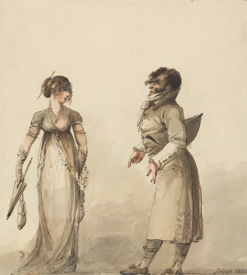 A Regency Pair Wall Art by James Hook - High-Resolution Digital Print