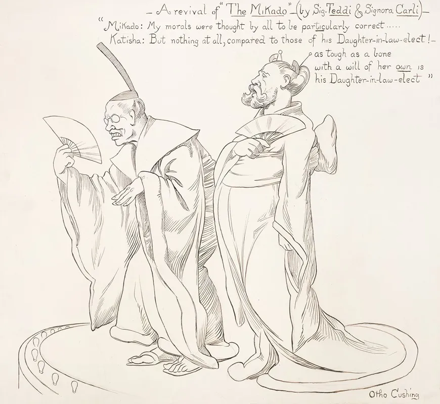 A Revival Of The Mikado By Sig Teddi Signora Carli