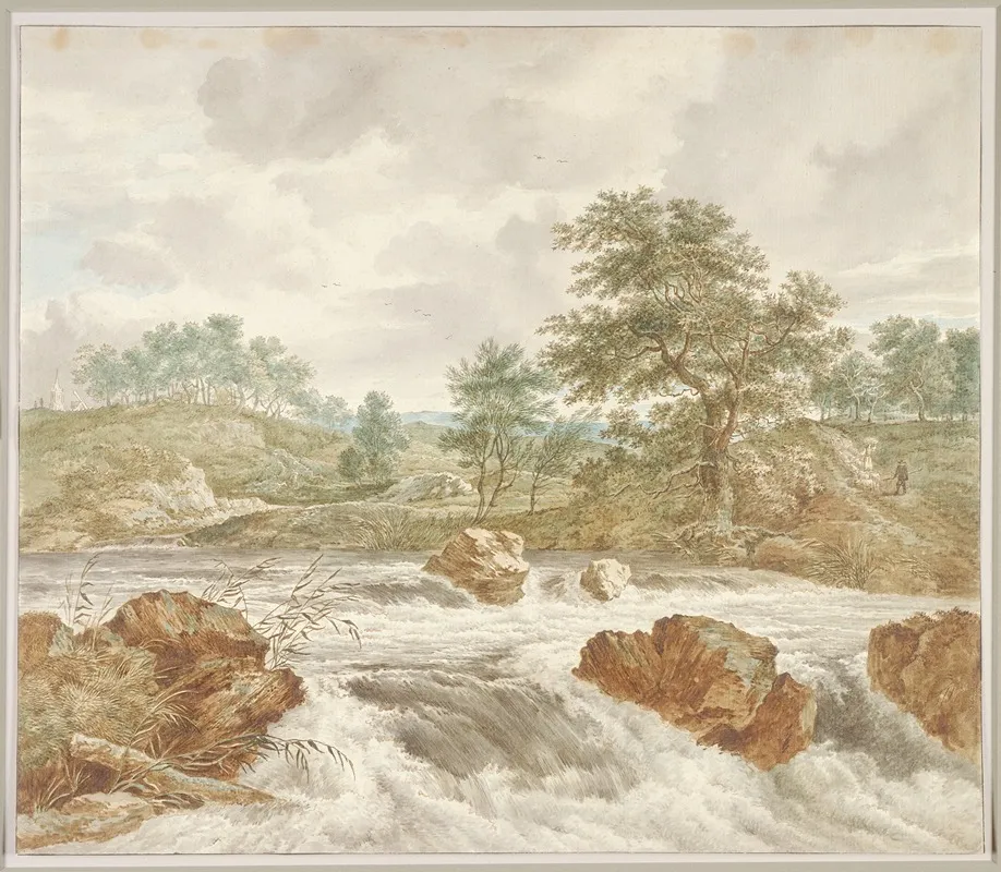 A River Landscape 13 Wall Art by Gerard van Nijmegen - High-Resolution Digital Print