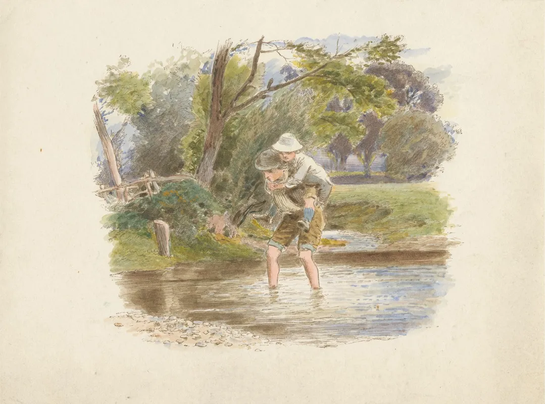 A River Tail Piece Wall Art by Alfred W. Cooper - High-Resolution Digital Print