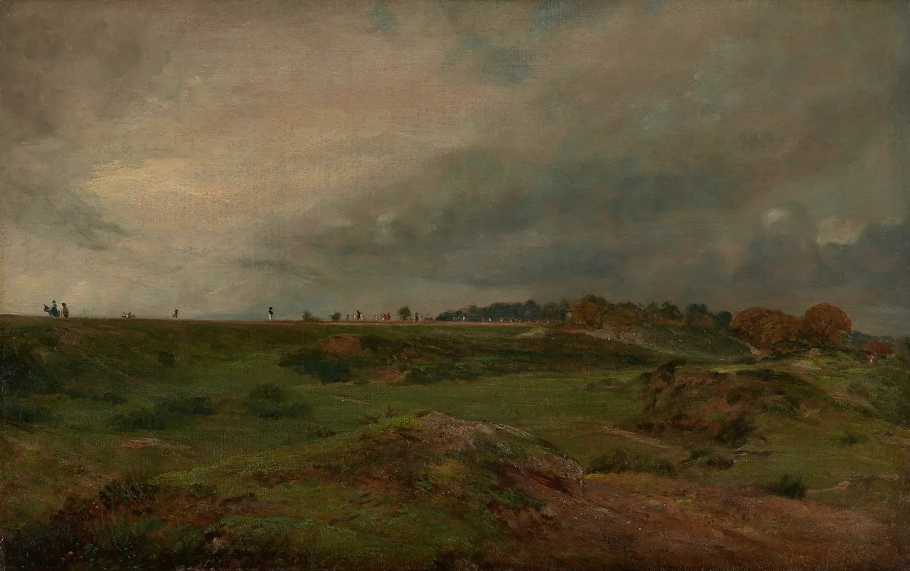 A Road Across Hampstead Heath Wall Art by John Constable - High-Resolution Digital Print