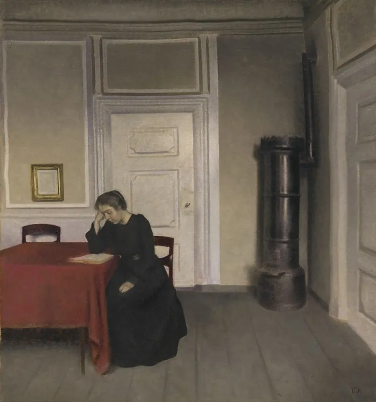 A Room In The Artists Home In Strandgade Copenhagen With The Artists Wife 2