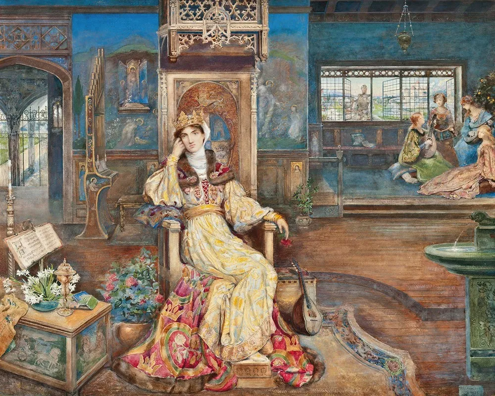 A Royal Princess Wall Art by Archibald Wakley - High-Resolution Digital Print