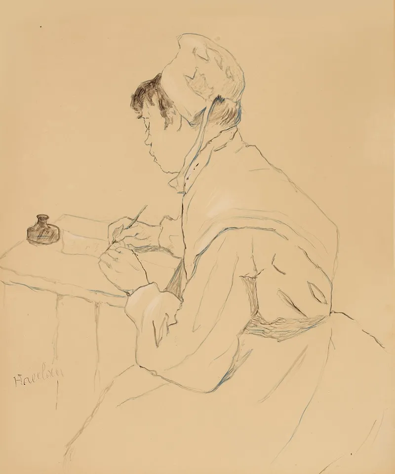 A Saint Lazare Wall Art by Henri de Toulouse-Lautrec - High-Resolution Digital Print