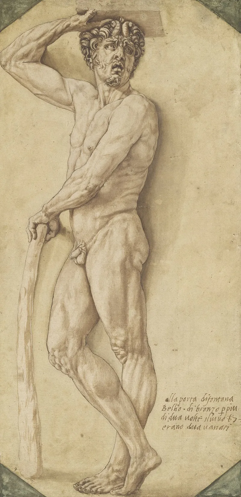 A Satyr Wall Art by Benvenuto Cellini - High-Resolution Digital Print