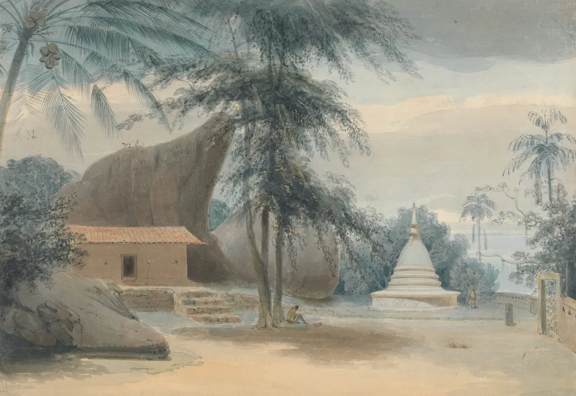 A Scene Between Galle And Matura About Six Miles From Galle