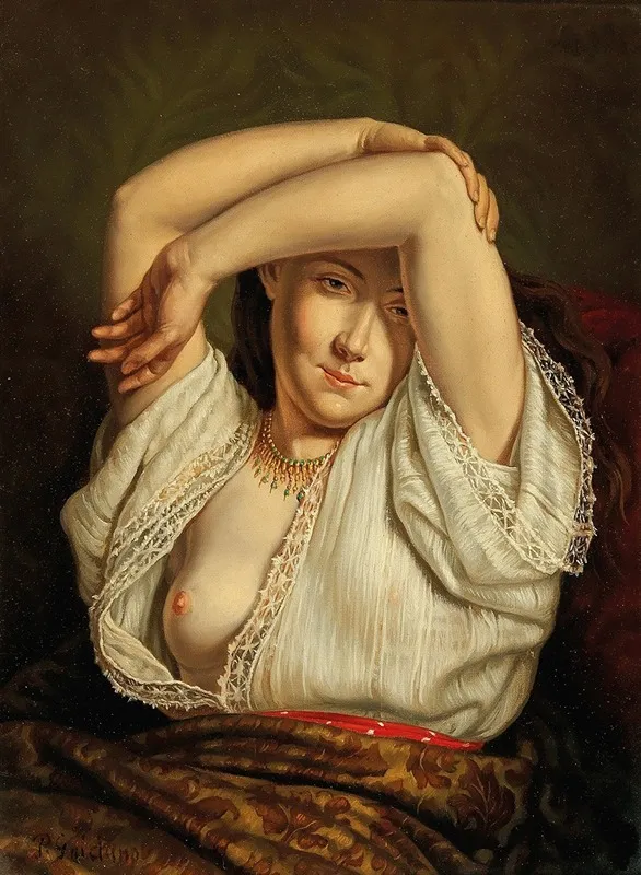 A Seductive Woman Wall Art by Paolo Gaidano - High-Resolution Digital Print