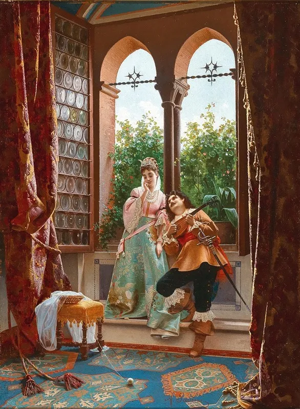 A Serenade 4 Wall Art by Alfonso Savini - High-Resolution Digital Print
