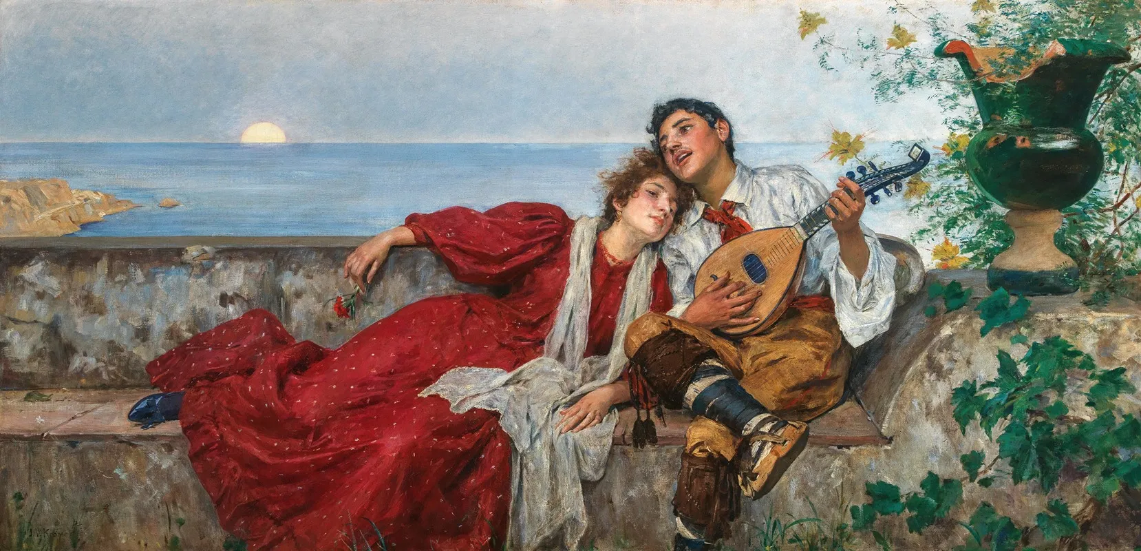 A Serenade At Sunset