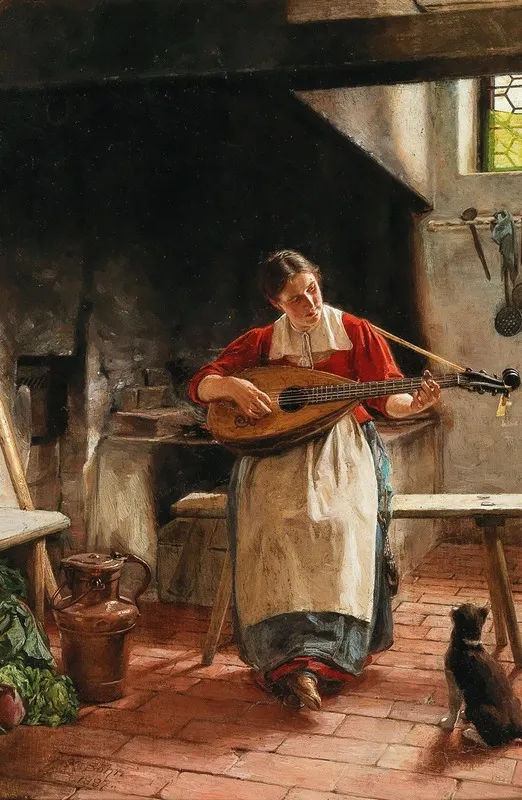 A Serenade Wall Art by Karl Söhn - High-Resolution Digital Print
