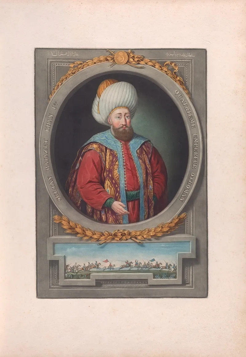 A Series Of Portraits Of The Emperors Of Turkey Pl 10 Wall Art by John Young - High-Resolution Digital Print