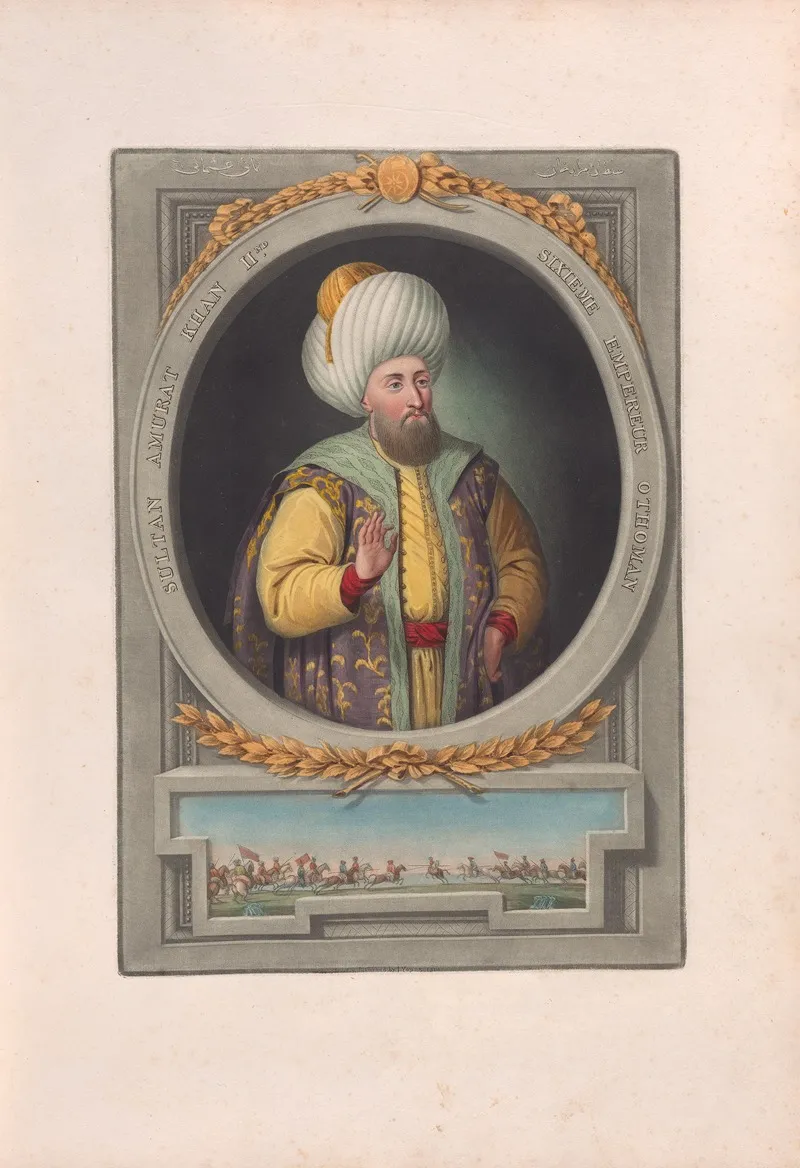 A Series Of Portraits Of The Emperors Of Turkey Pl 12 Wall Art by John Young - High-Resolution Digital Print