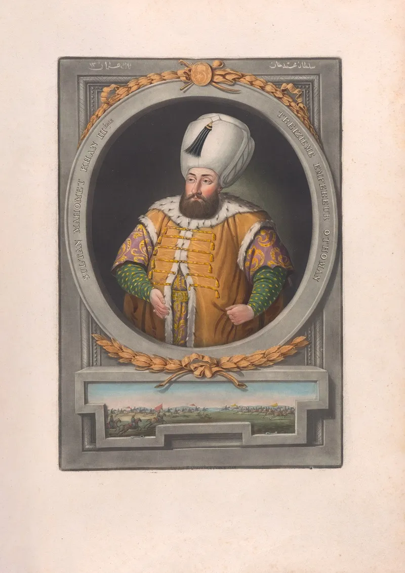 A Series Of Portraits Of The Emperors Of Turkey Pl 19 Wall Art by John Young - High-Resolution Digital Print