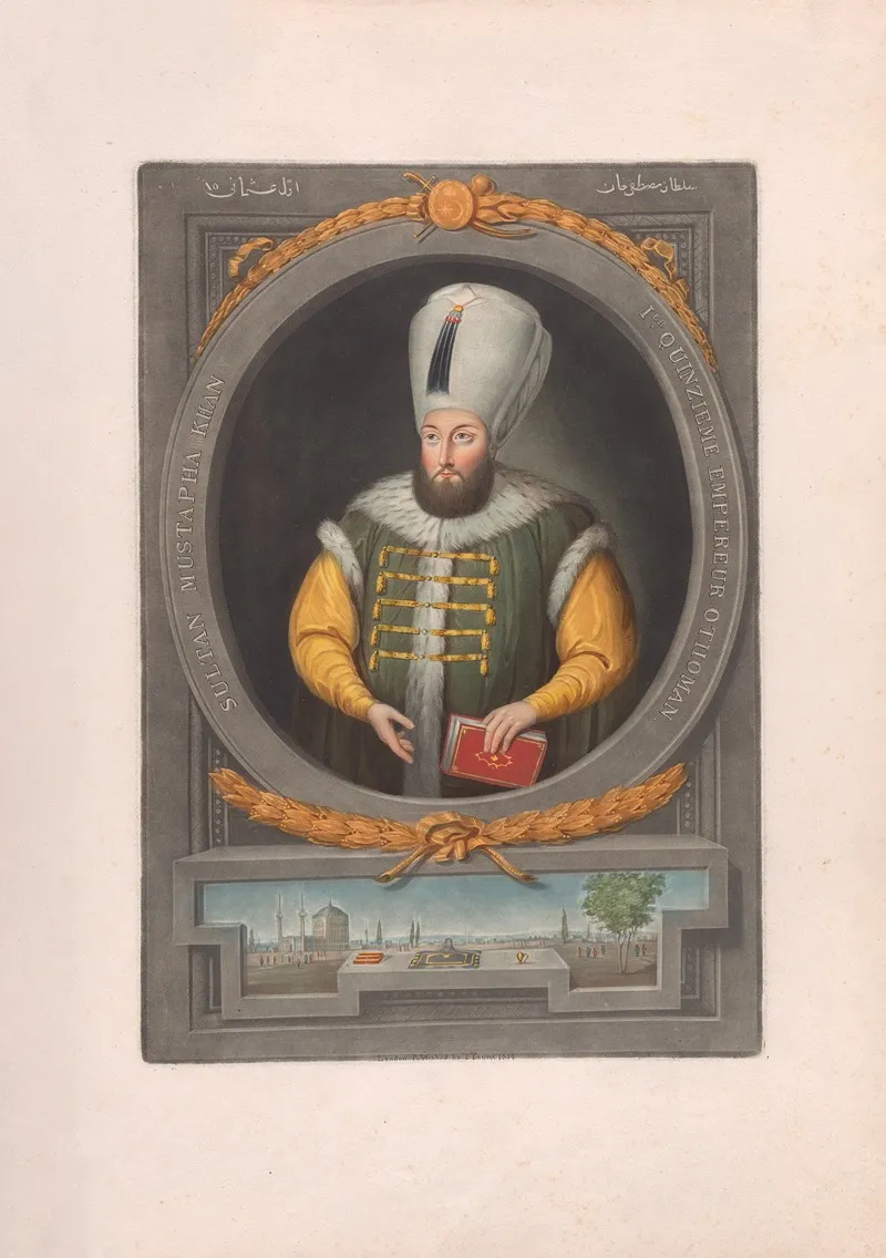 A Series Of Portraits Of The Emperors Of Turkey Pl 21 Wall Art by John Young - High-Resolution Digital Print