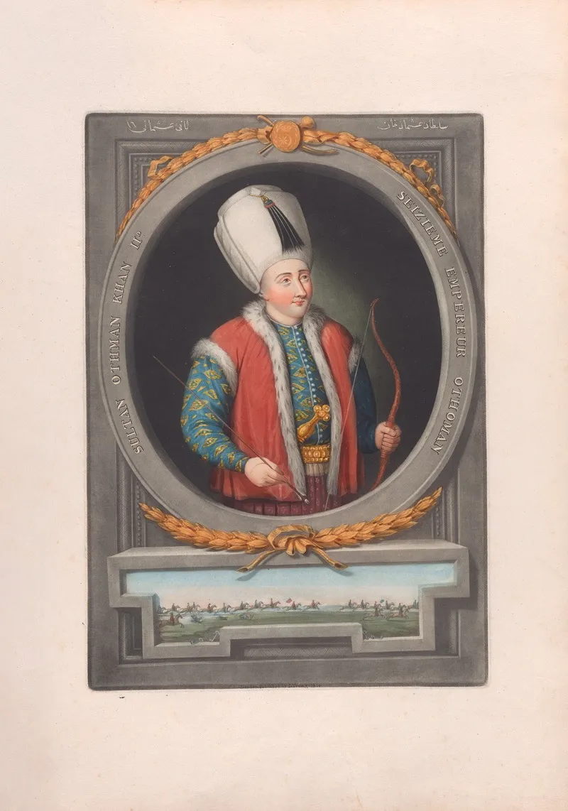 A Series Of Portraits Of The Emperors Of Turkey Pl 22 Wall Art by John Young - High-Resolution Digital Print