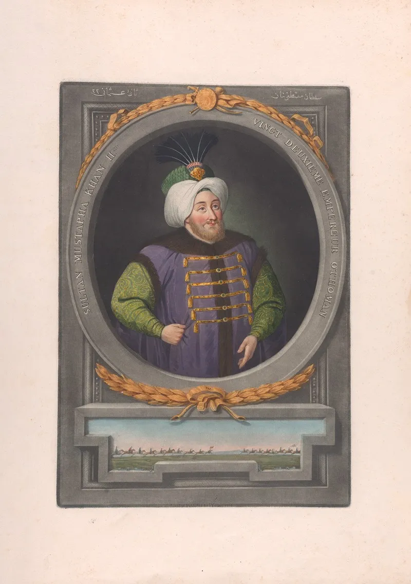 A Series Of Portraits Of The Emperors Of Turkey Pl 28 Wall Art by John Young - High-Resolution Digital Print