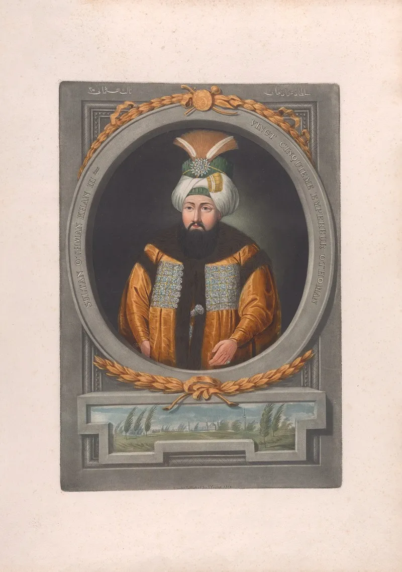 A Series Of Portraits Of The Emperors Of Turkey Pl 30 Wall Art by John Young - High-Resolution Digital Print