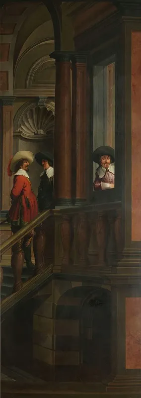 A Seven Part Decorative Sequence An Outdoor Stairway