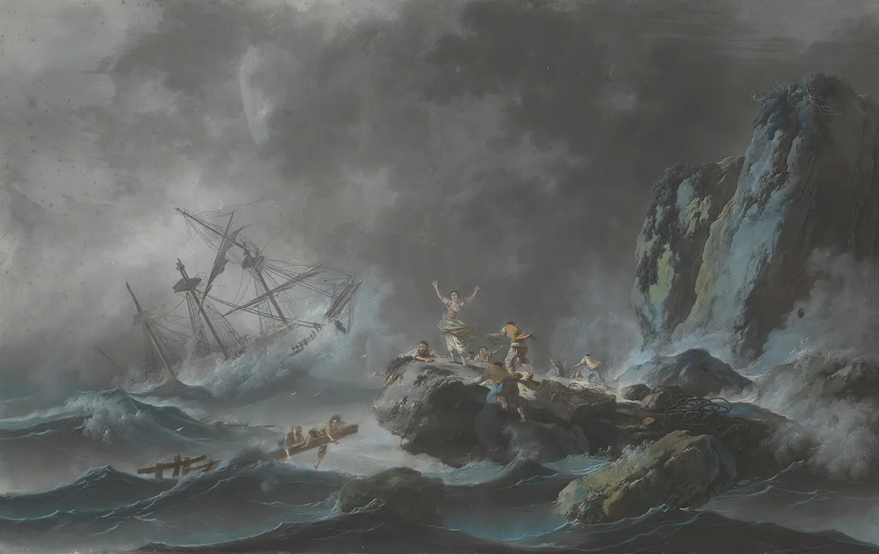 A Shipwreck In A Storm