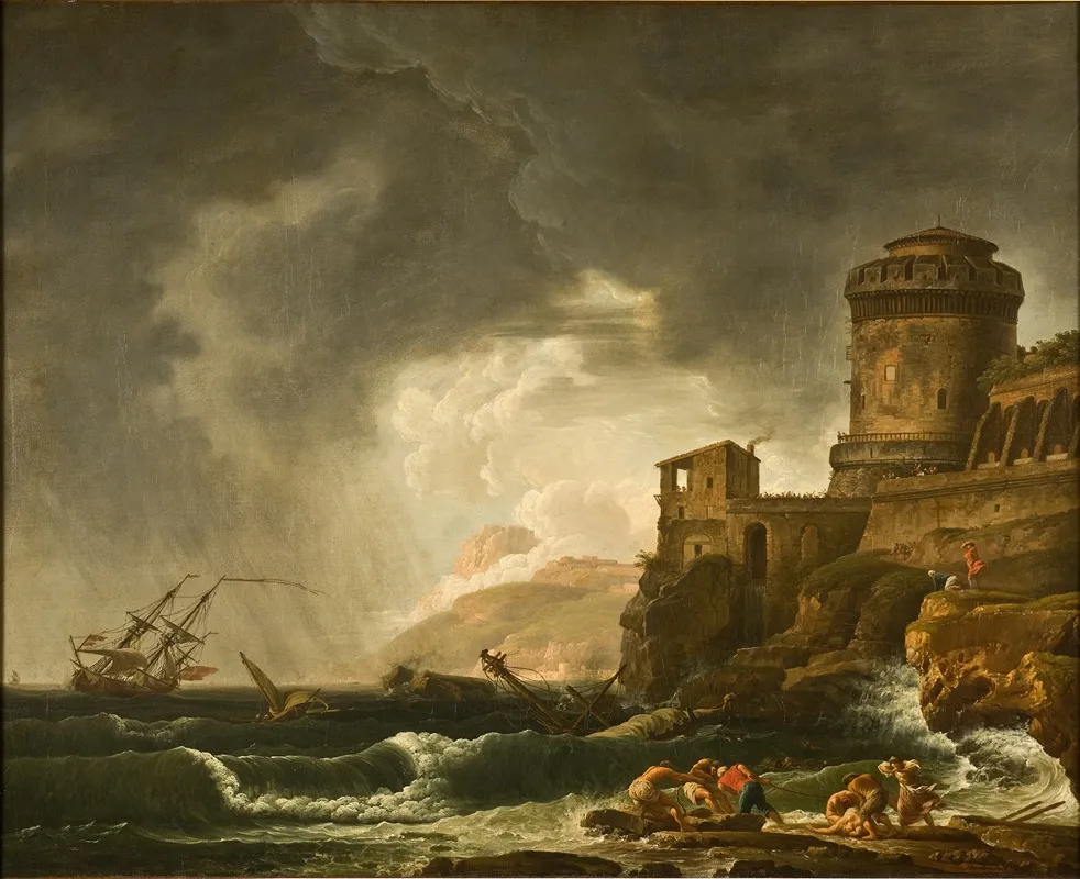 A Shipwreck Wall Art by Johan Sevenbom - High-Resolution Digital Print