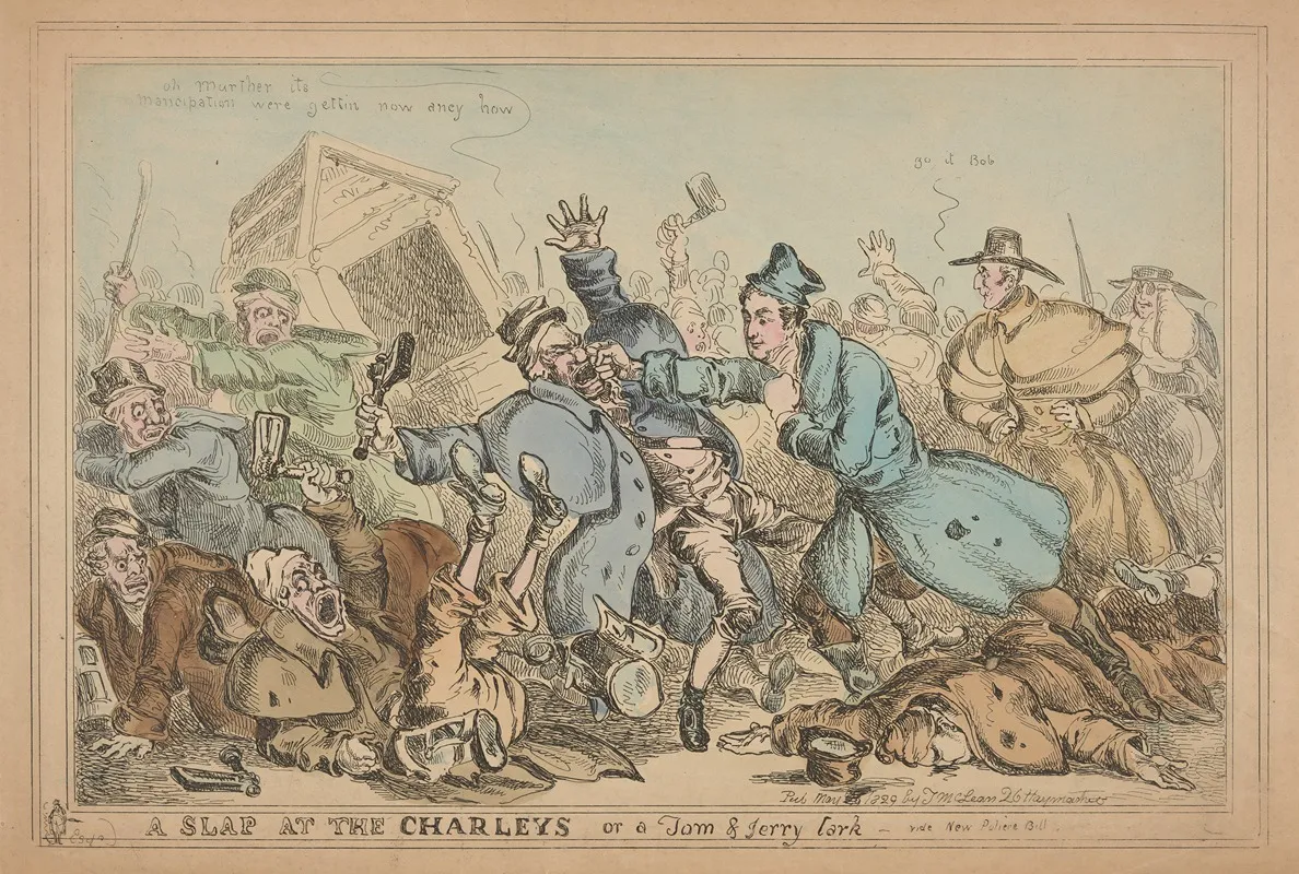 A Slap At The Charleys Or A Tom Jerry Lark Vide New Poliece Bill