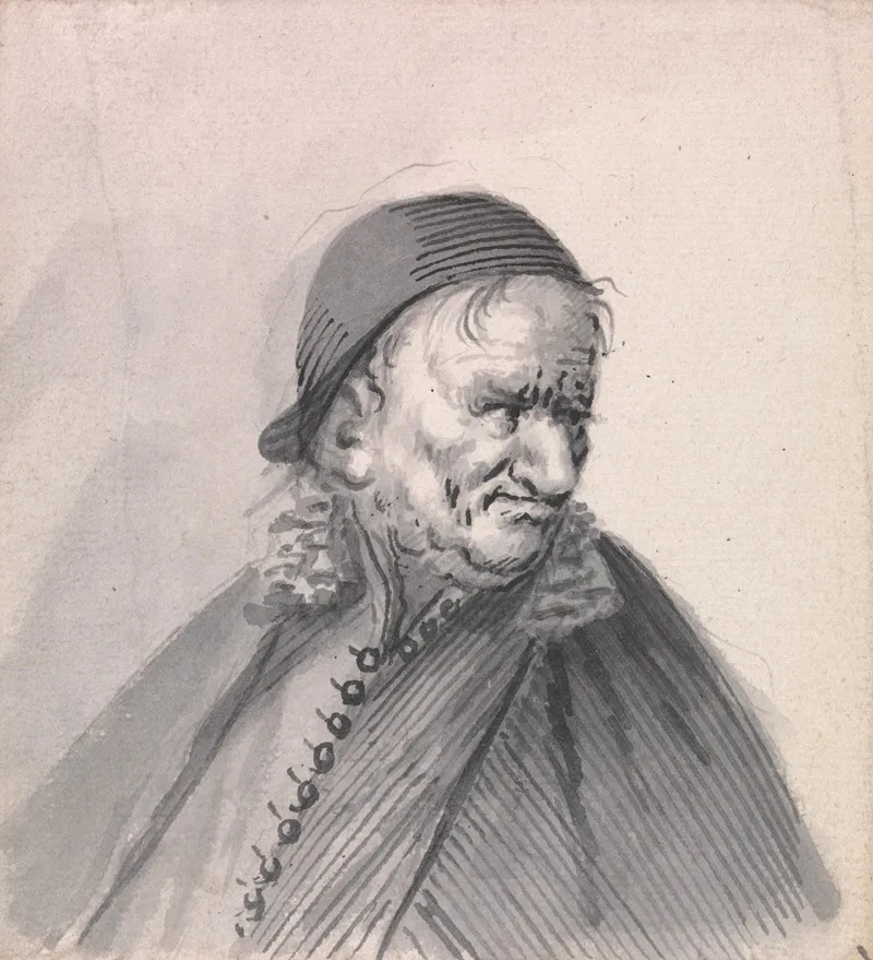 A Sly Man In A Cap Wall Art by Francis Le Piper - High-Resolution Digital Print