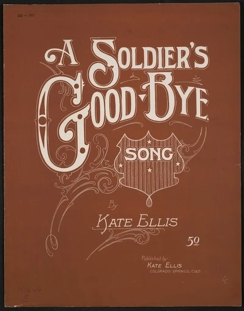 A Soldiers Good Bye Song Wall Art by Anonymous - High-Resolution Digital Print