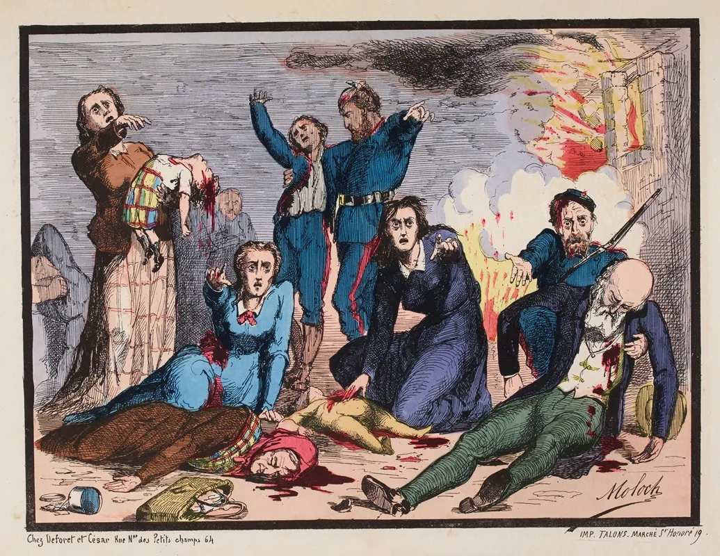 A Son Excellence Monsieur Thiers Chef Du Pouvoir Executif De La Republique Rurale Bravo Adolphe Guillaume Nest Plu Wall Art by Moloch (Alphonse Hector Colomb) - High-Resolution Digital Print