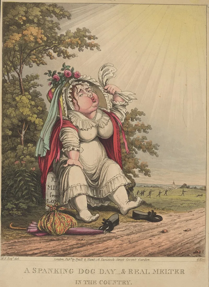 A Spanking Dog Day Real Melter In The Country Wall Art by M. Egerton - High-Resolution Digital Print