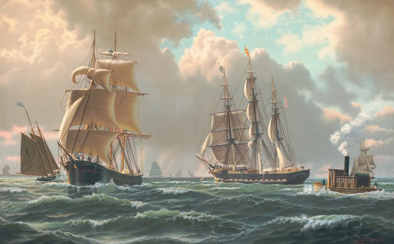 A Squally Day Wall Art by John E.C. Peterson - High-Resolution Digital Print