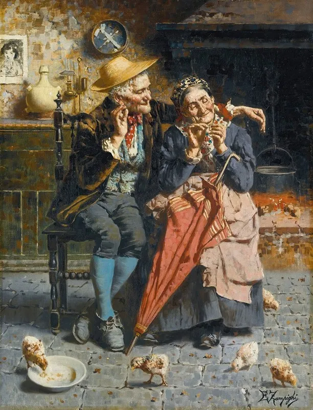 A Stitch In Time Wall Art by Eugenio Zampighi - High-Resolution Digital Print